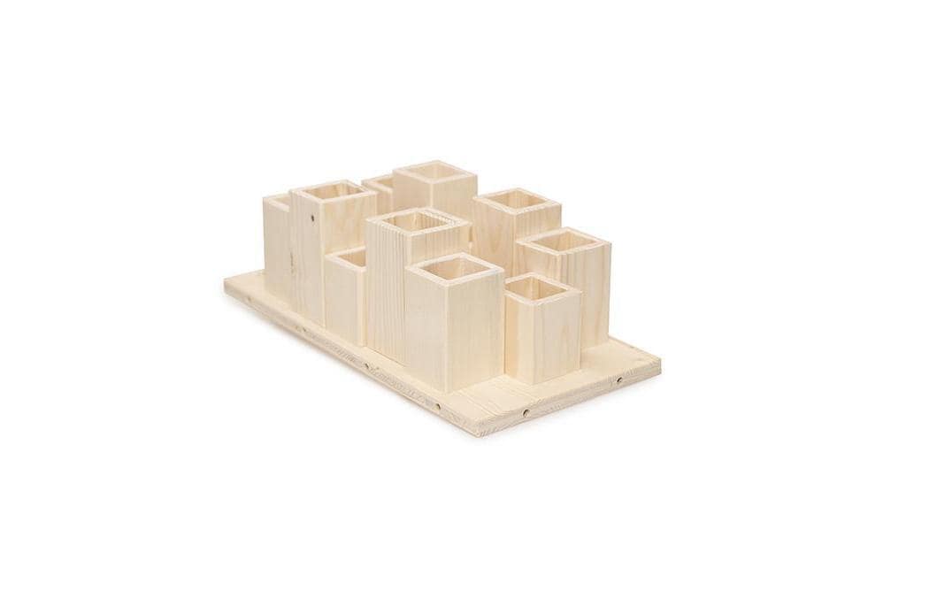 Katzenspiele aus Holz Bleistifthalter