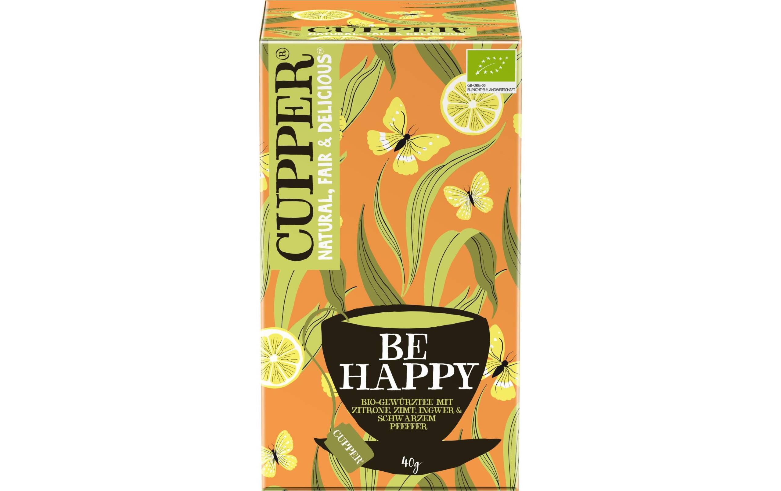 Be Happy Gewürztee, Aufgussbeutel Pack 20 x 2 g