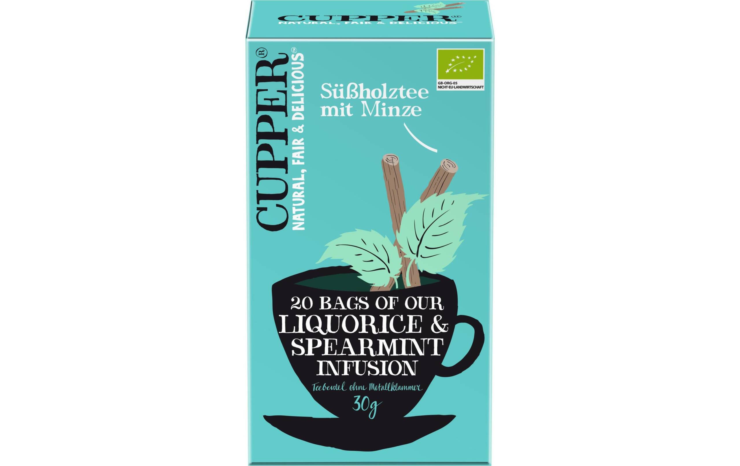 Süssholztee mit Minze, Aufgussbeutel Pack 20 x 1.5 g