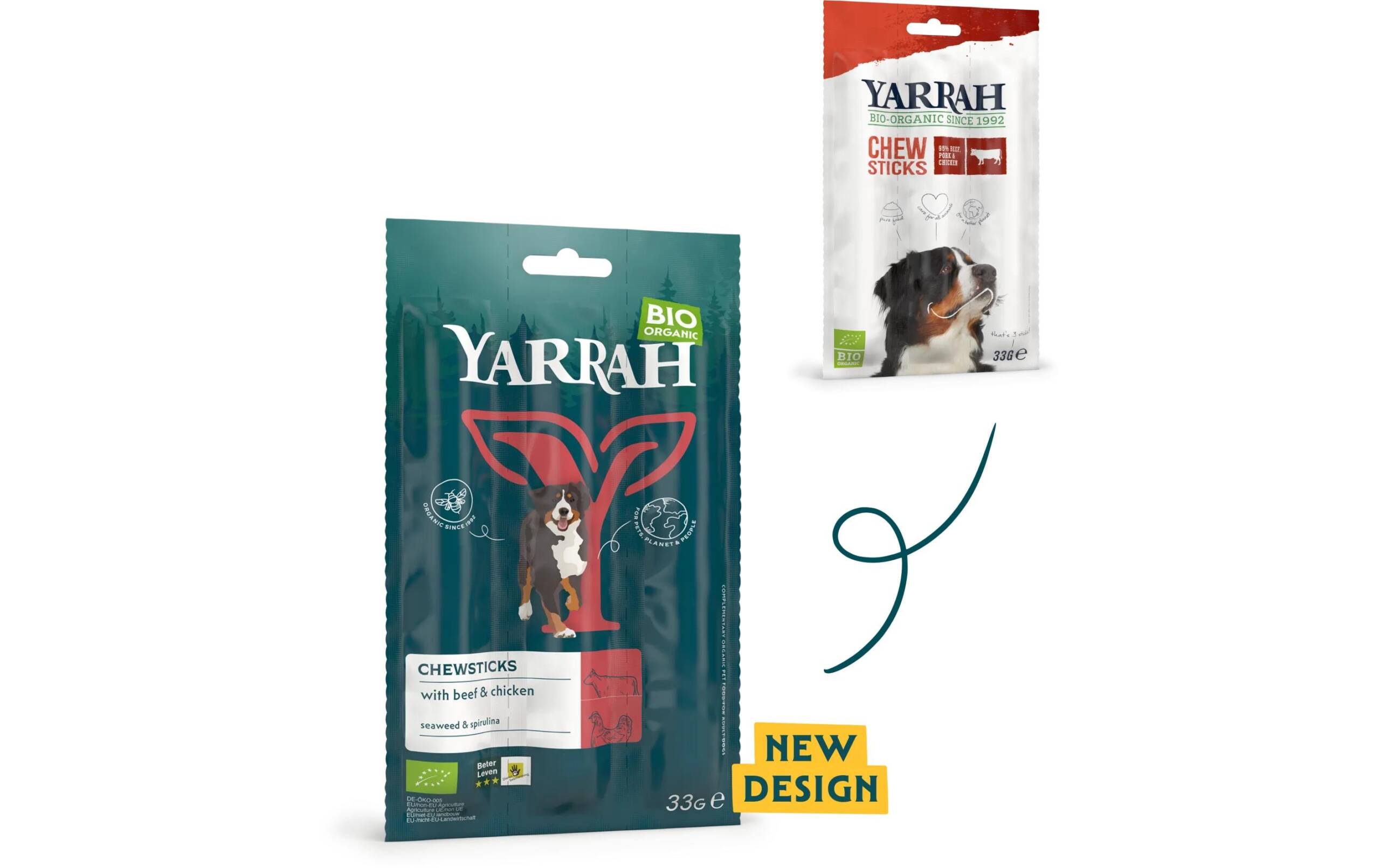 Yarrah BIO Hundesticks Rind 33g