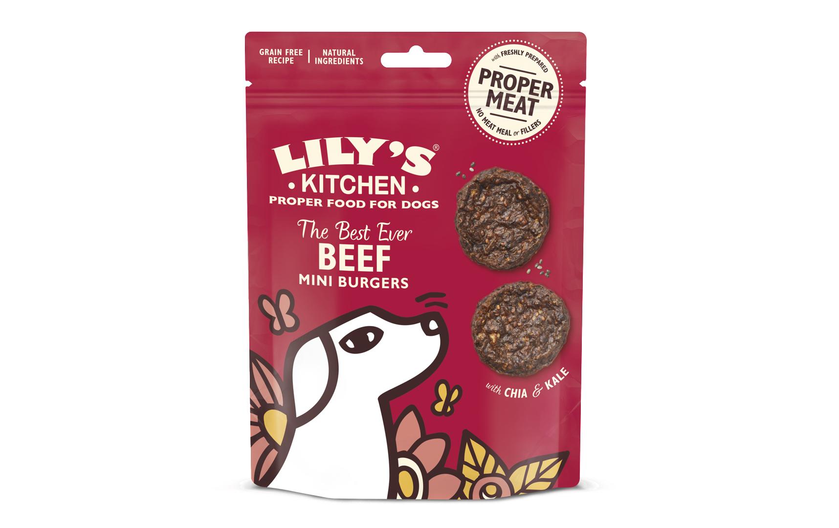Lilys Kitchen Canine Beef Mini Burgers 70g – Bild 2