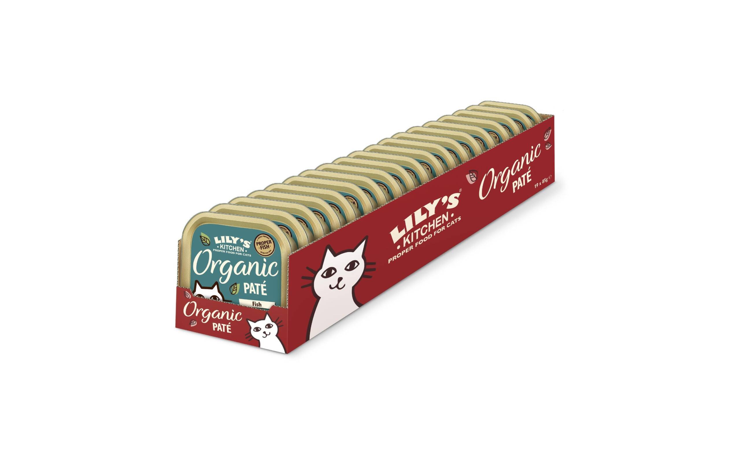 Lilys Kitchen Nassfutter Bio Fisch 19 x 85 g