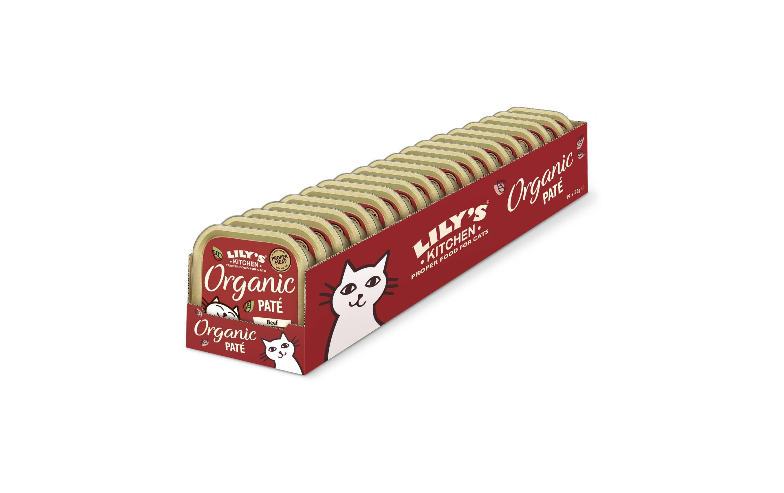 Lilys Kitchen Nassfutter Bio Rind 19 x 85 g